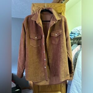 Brown thin jacket